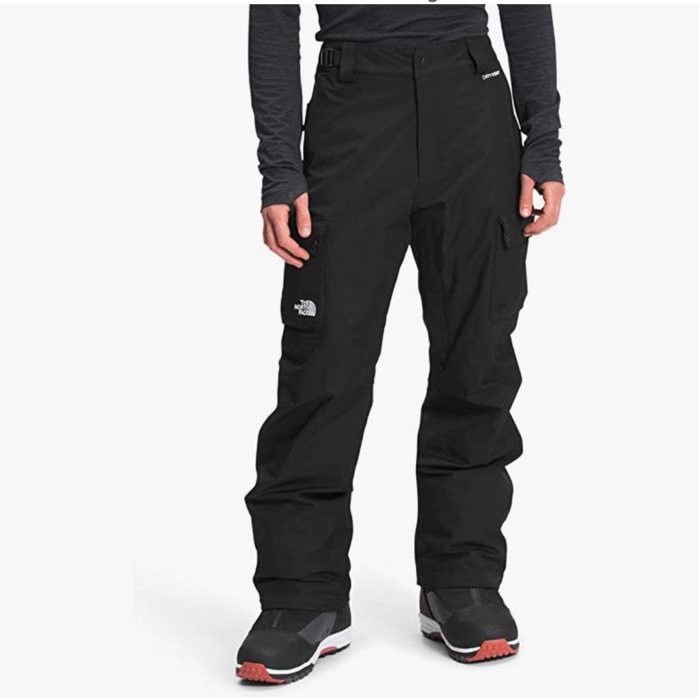 The North Face Men's Medium Slashback Cargo Ski Snowboard Pants Black NWT